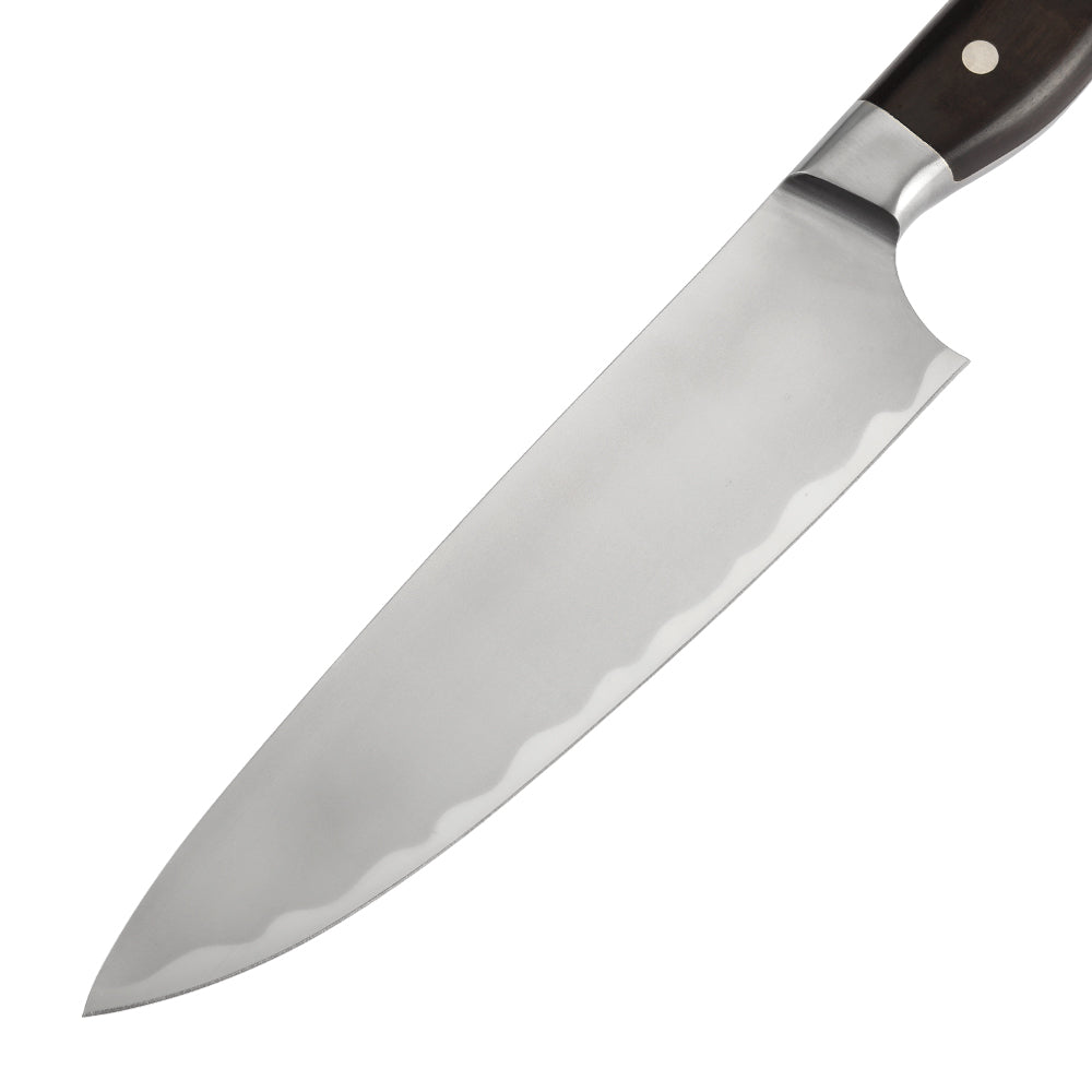 7.8 Inch Kitchen Chef Knife, Din 1.4116 Stainless Steel, Ergonomic Rosewood Handle