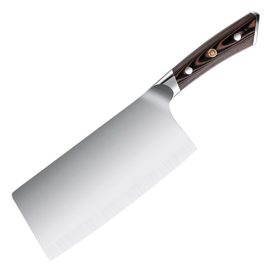 7-Inch Cleaver Knife, M390 Powder Steel, Micarta, MV2102