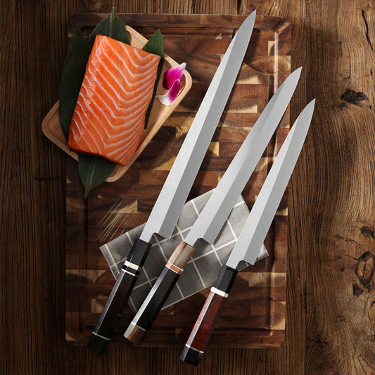 Wabi-Sabi Series Yanagiba/Sashimi Knife, VG-10 Steel, Sandalwood