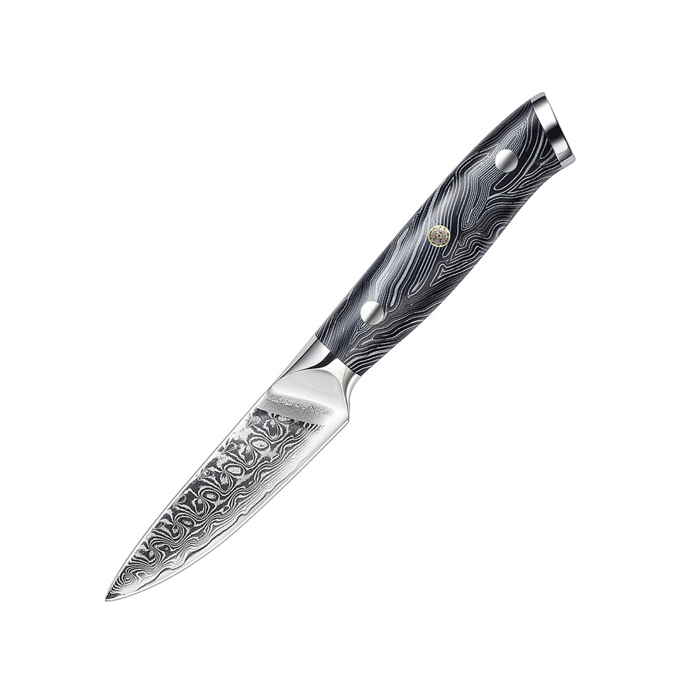 3.5-Inch Paring Knife, Damascus Steel, G10