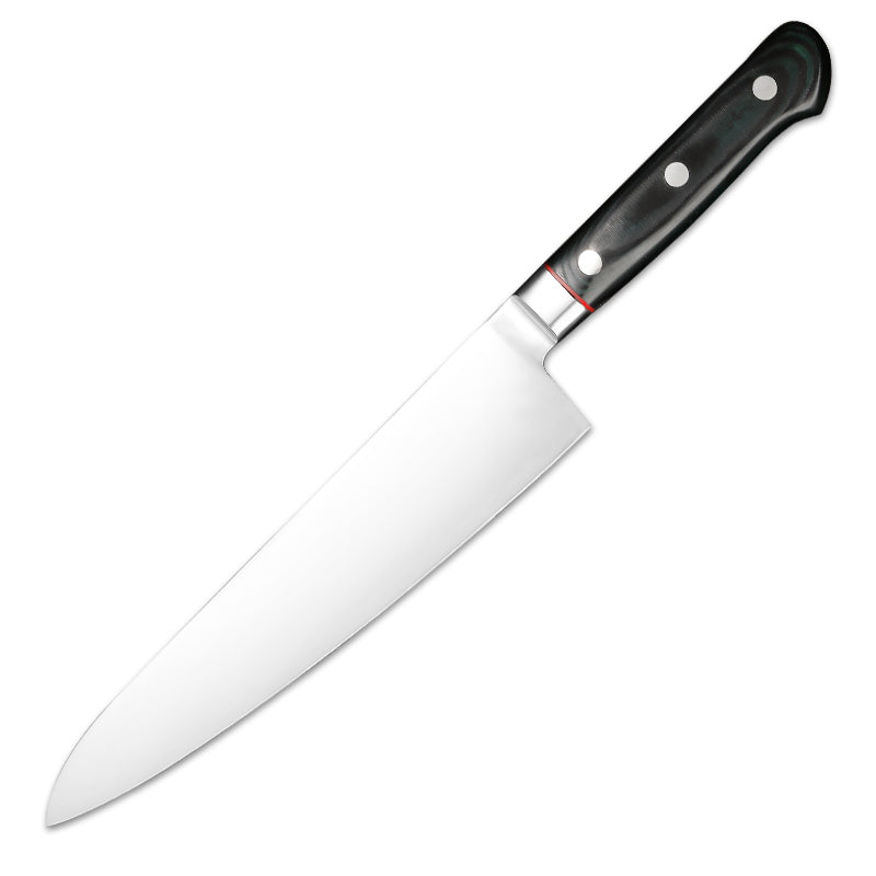 Classic 8.5-Inch Chef Knife, San Mai Steel, Micarta