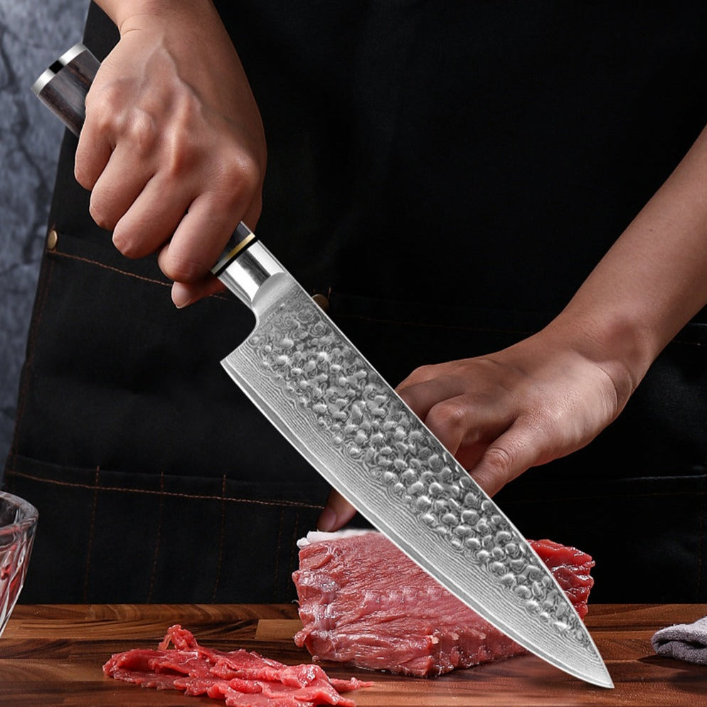 8-Inch Chef Knife, Damascus Steel, G10