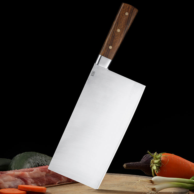 8-Inch Cleaver Knife, M390 Steel, Ironwood