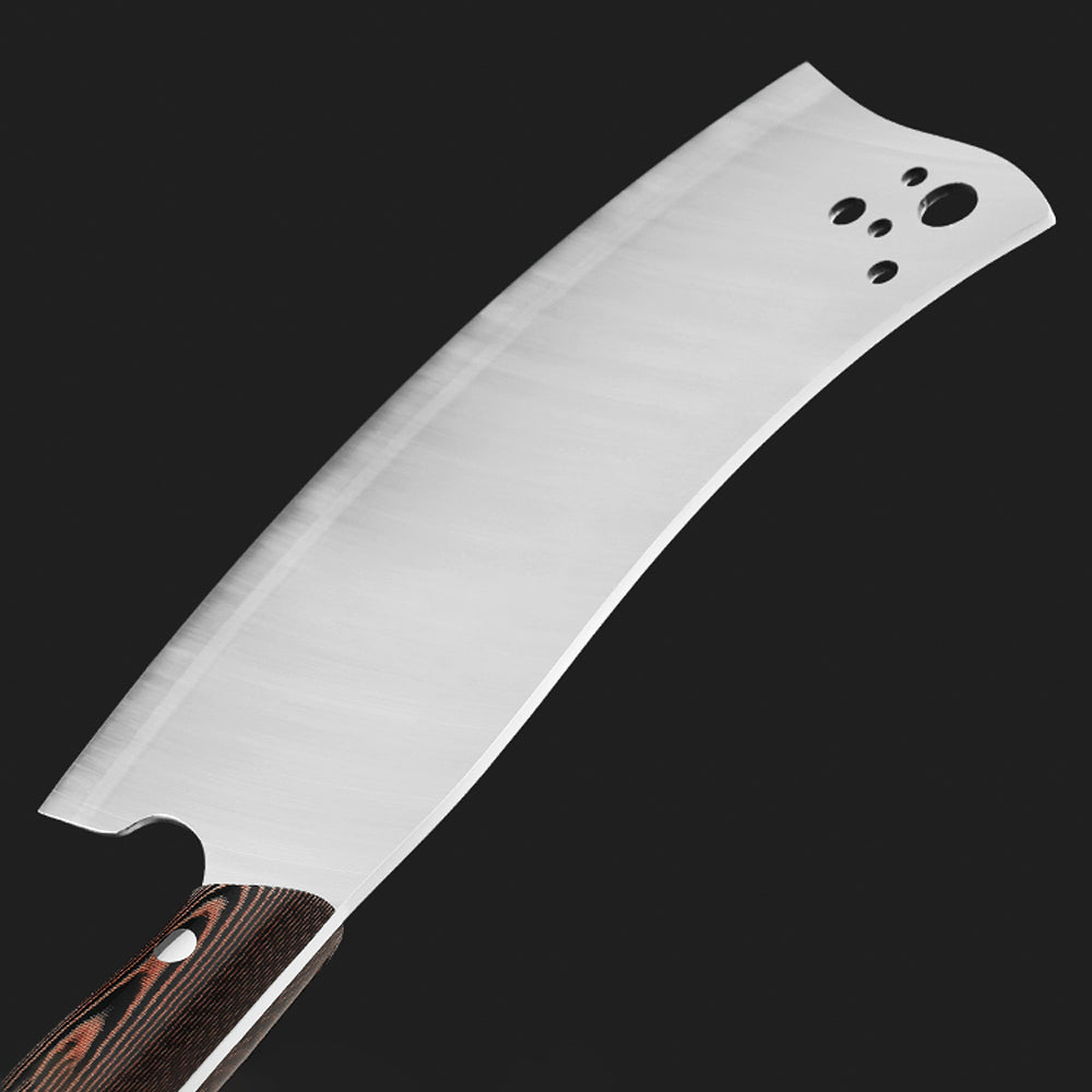 7.6-Inch Cleaver Knife, M390 Powder Steel, Micarta
