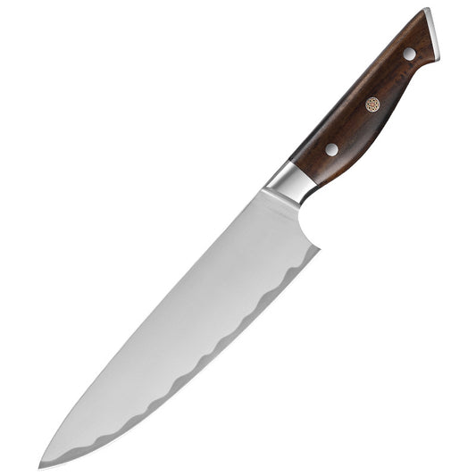 7.8 Inch Kitchen Chef Knife, Din 1.4116 Stainless Steel, Ergonomic Rosewood Handle