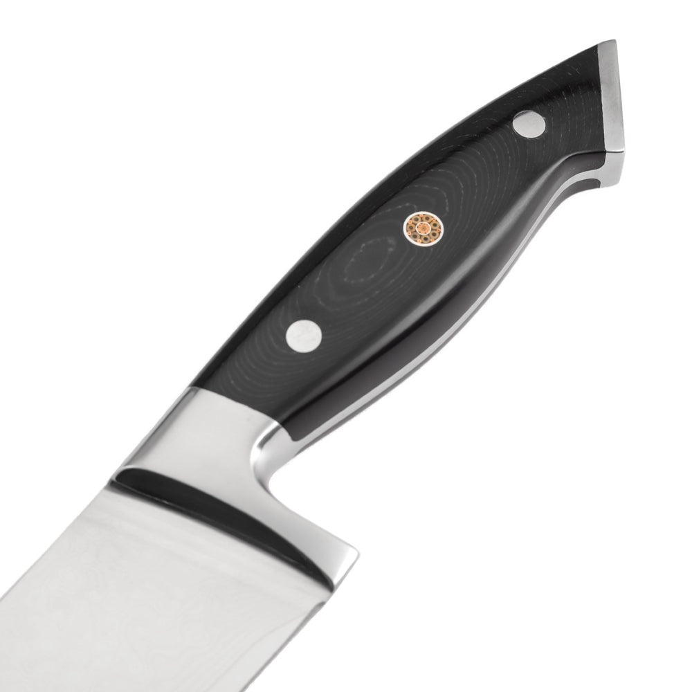 Classic 7 Inch Santoku Knife, High Carbon Damascus Stainless Steel