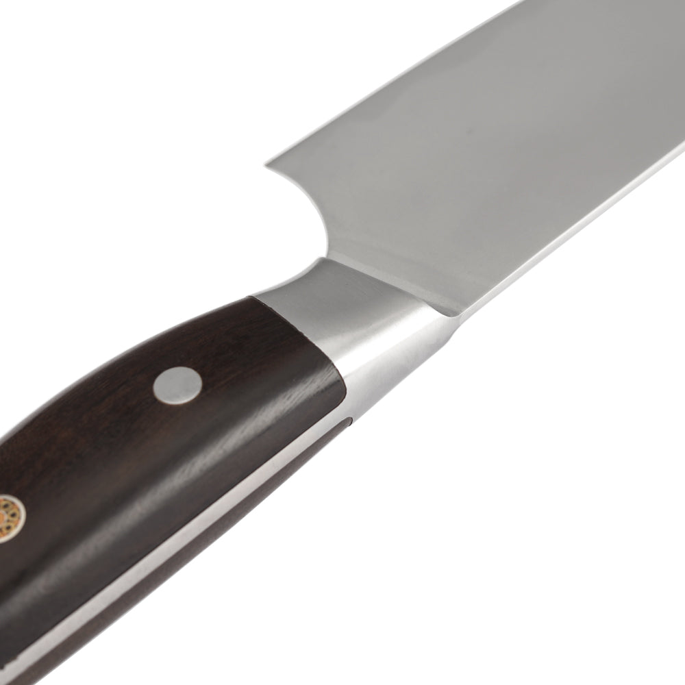 7.8 Inch Kitchen Chef Knife, Din 1.4116 Stainless Steel, Ergonomic Rosewood Handle