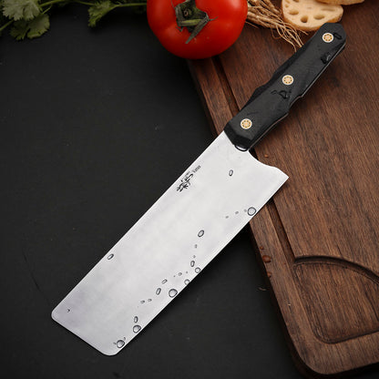 Nakiri Knife Vanax SuperClean Stainless Steel Carbon Fiber