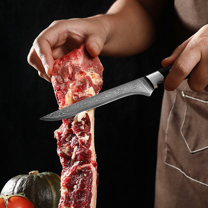 5 Piece Damascus Steel Chef Knife Set
