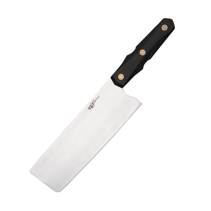 Nakiri Knife Vanax SuperClean Stainless Steel Carbon Fiber