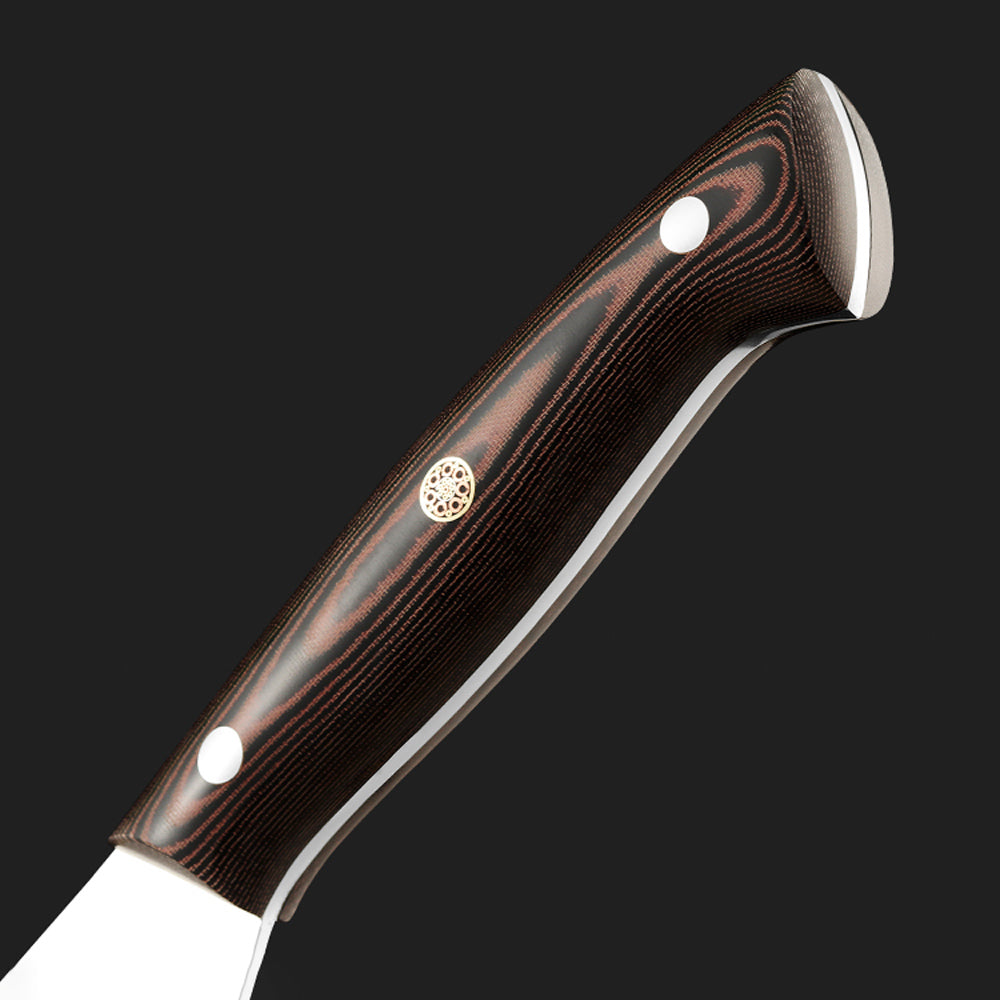7.6-Inch Cleaver Knife, M390 Powder Steel, Micarta