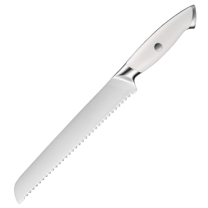 Creme White Series Knife Set, German 1.4116 Steel, ABS