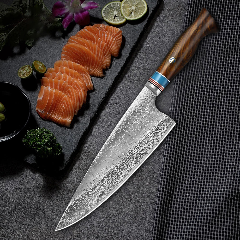 Couteau de Cuisine Japonaisen Bois d’Ébène