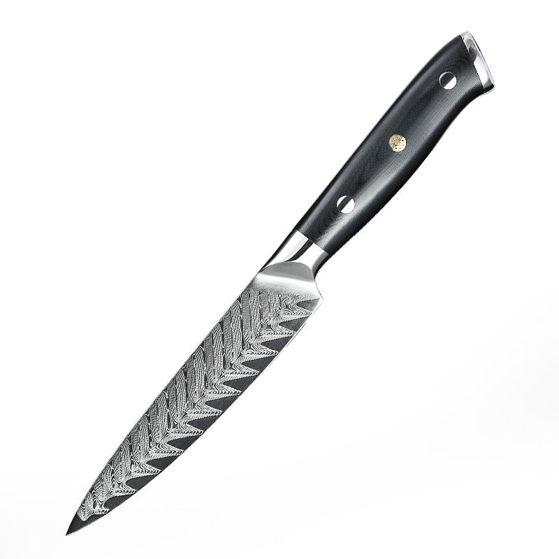5" G10 Griff 67 Lagen Damaszener Allzweckmesser