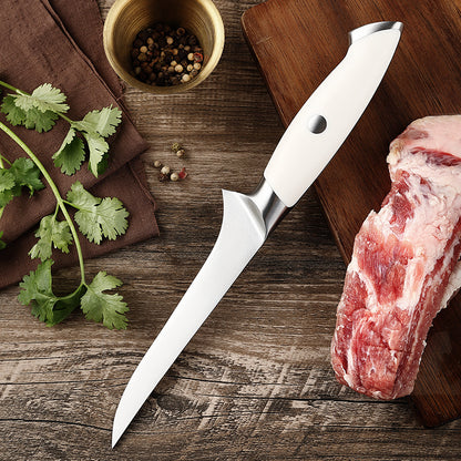 Creme White Series 5.8-Inch Boning Knife, Geirman 1.4116 Steel, ABS