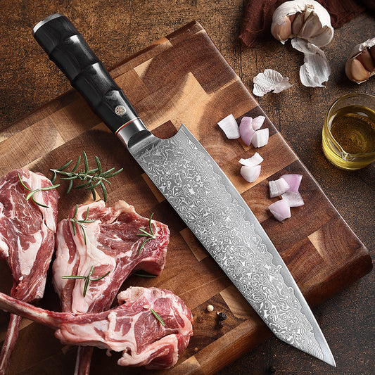 Cuchillo Kiritsuke del Chef de Damasco de 8 "