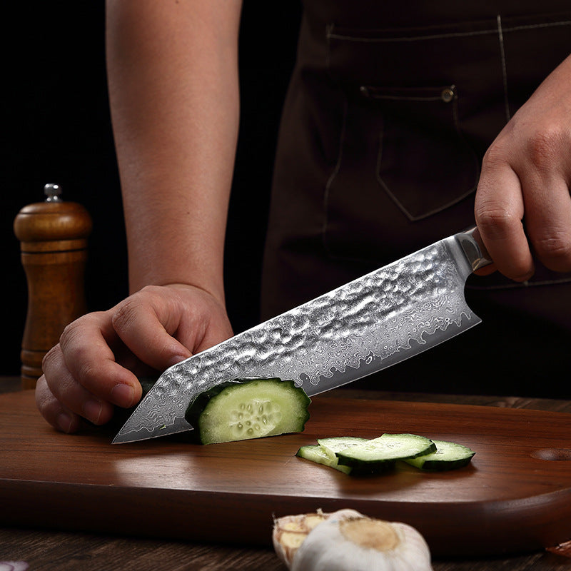 8 inch Chef's Knife | Stainless Steel Kitchen Chef Knife Wood