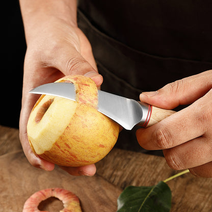 Blonde Series 3.5-Inch Curved Paring Knife, German 1.4116 Steel, Wood