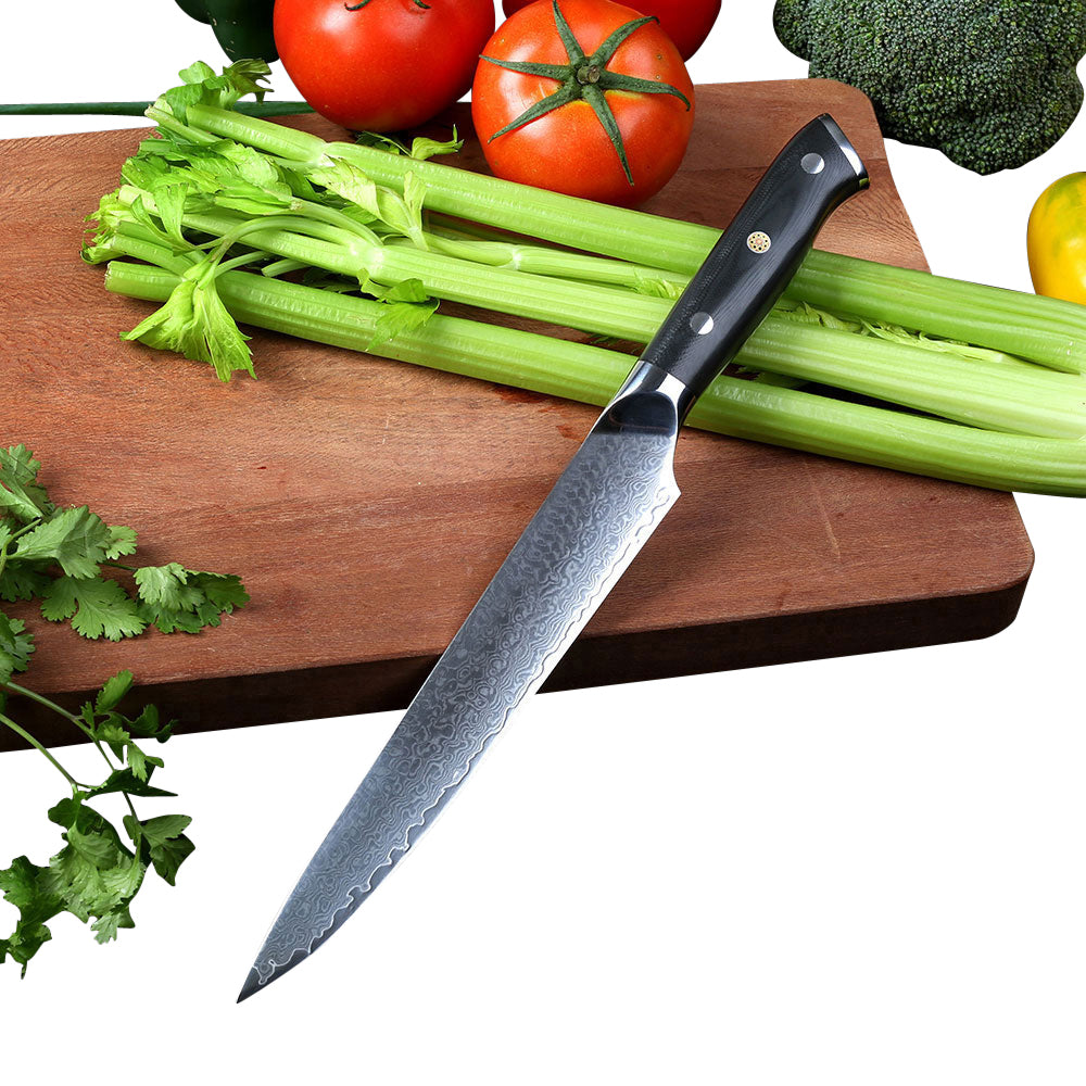 Classic 4-Pieces Knife Set, Damascus Steel, G10