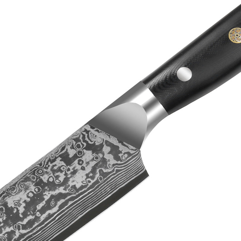 Cuchillo Kiritsuke de chef japonés de acero de Damasco de 8 "