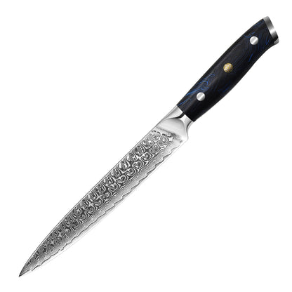 5-teiliges Damastmesser-Set mit Full Tang G10 Griff