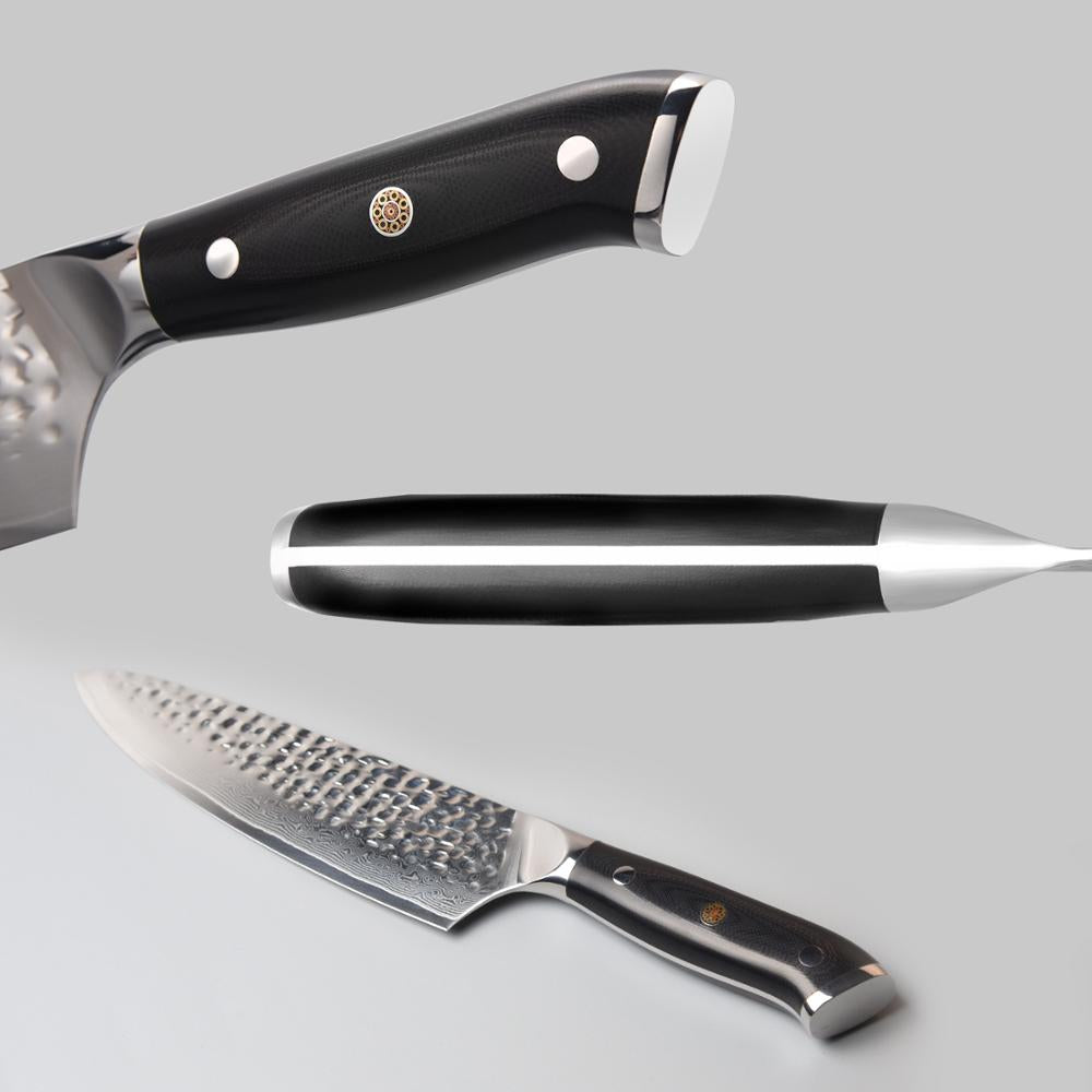 Classic 7-Inch Chef Knife, Damascus Steel, G10