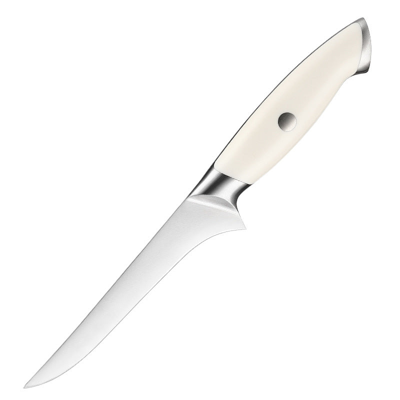 Creme White Series 5.8-Inch Boning Knife, Geirman 1.4116 Steel, ABS