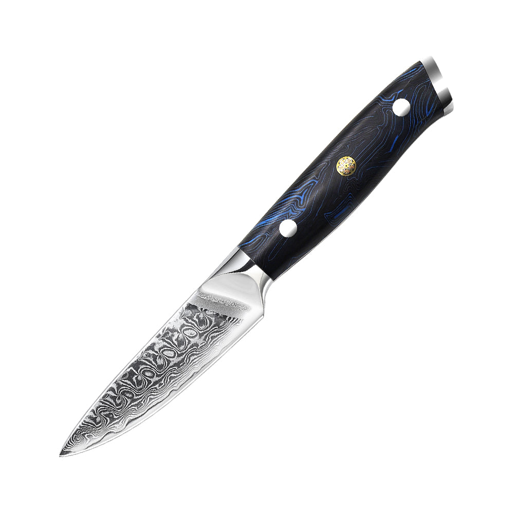 5-teiliges Damastmesser-Set mit Full Tang G10 Griff