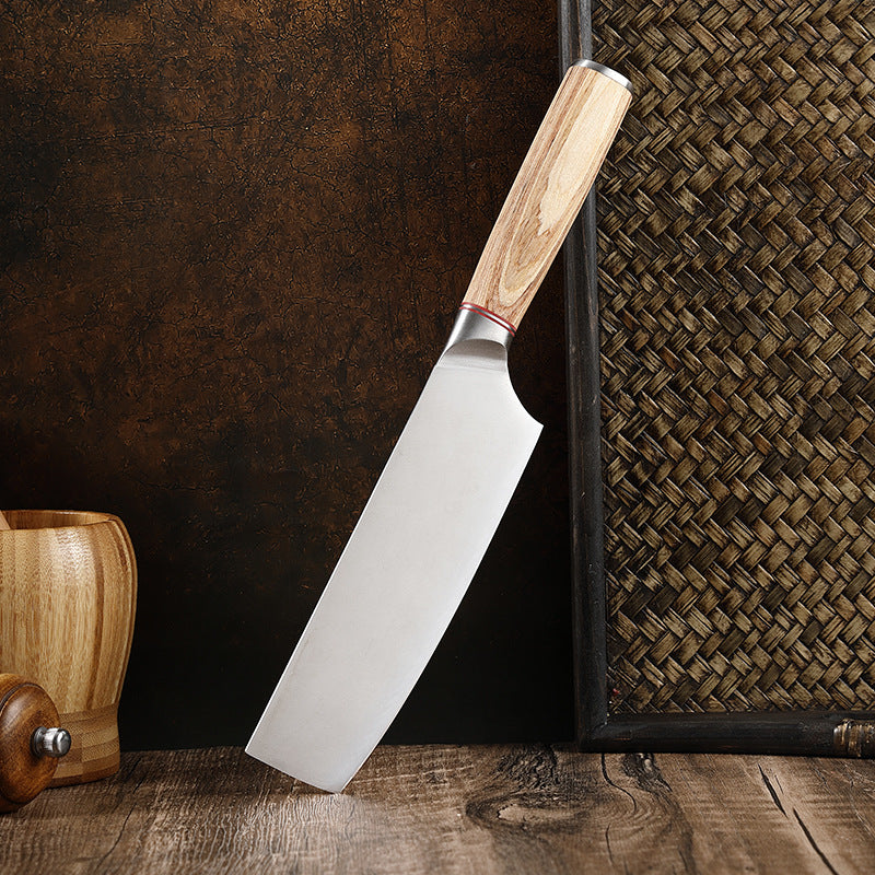 Blonde Series 6.4-Inch Nakiri Knife, German 1.4116 Steel, Wood